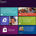 �vodn� obrazovka Windows 8 na tabletu