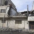 Zničený dům v syrském městě Homs