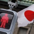 Japonsko, vlajka, Bank of Japan, ilustrační foto