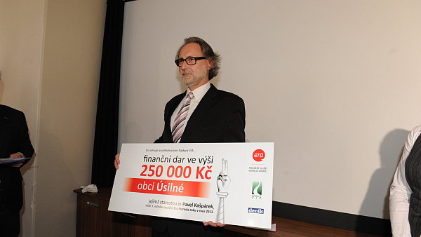 Starostou roku 2011 se vloni stal Pavel Kašpárek z jihočeské obce Úsilné.
