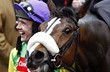 Žokej Ruby Walsh a hnědák Kauto Star Žokej Ruby Walsh a hnědák Kauto Star