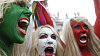 Protest proti Berlusconimu - ilustra�n� foto