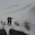 Cyklističtí nadšenci v pátek na Galibieru.