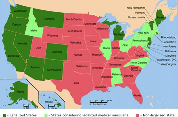 marihuana usa mapa