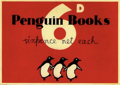 Prvn knihy z Penguinu stly 6 penc, stejn jako krabika cigaret.