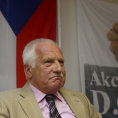 Exprezident Václav Klaus na přednášce hnutí D.O.S.T.