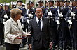 Angela Merkelová a Francois Hollande