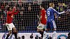 Fernando Torres z Chelsea se raduje z gólu proti Manchesteru United.