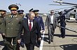 Vladimir Putin na prohlídce vojenské základny v Korenovsku