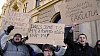 Studenti v Plzni protestují proti odebrání akreditace místní právnické fakultě