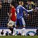 Fernando Torres z Chelsea se raduje z g�lu proti Manchesteru United.