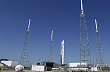 Raketa Falcon 9 na startovac� ramp�