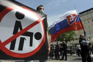 D�hov� Pride 2010 v Bratislave. Sn�mka: Reuters/ Radovan Stoklasa