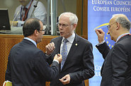 Francois Hollande a Herman Van Rompuy
