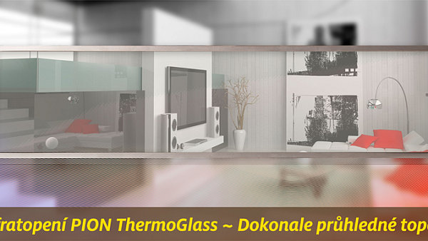 Infratopení PION ThermoGlass je složeno z unikátní výhřevné vrstvy