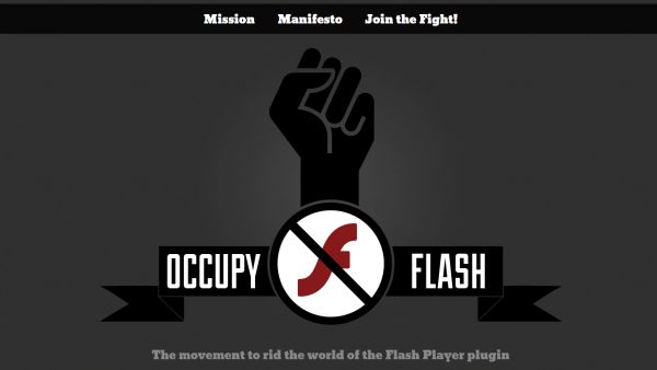 Logo hnutí Occupy Flash