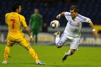 Slovensko - Macedónsko. Snímka: TASR/Martin Baumann Slovensko - Macedónsko. Snímka: TASR/Martin Baumann