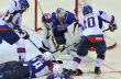 Slovensko hokej Kristan Slovenští hokejisté v zápase proti Slovinsku