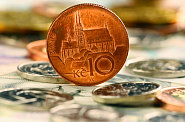 Ilustrační foto. Česká koruna. Ilustrační foto. Česká koruna.