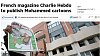 Muž s výtiskem časopisu Charia Hebdo po loňském bombovém útoku na jeho redakci
