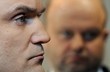 Ministr vnitra ��ednick� vl�dy Martin Pecina a m�stop�edseda ODS Ivan Langer