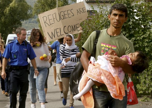 Švýcarská policie doprovází syrské migranty