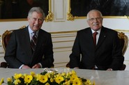 Princ Charles a prezident Václav Klaus Princ Charles a prezident Václav Klaus