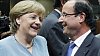 N�meck� kancl��ka Angela Merkelov� a francouzsk� prezident Francois Hollande