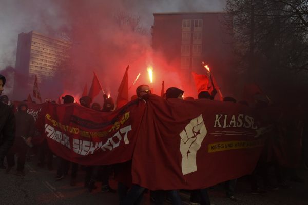 N�mecko, prvom&aacute;jov&aacute; demonstrace