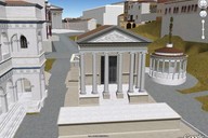 F�rum Romanum - dnes zbytky starov�k�ho n�m�st� mezi pahorky Kapitolem, Palatinem, Esquilinem a Quirinalem - se v dob� republiky stalo centrem n�bo�ensk�ho, politick�ho a obchodn�ho �ivota. 