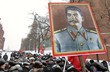 Pochod ruskych komunistu v Moskve