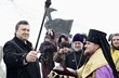 Viktor Janukovyc a kozaci ze Zaporozi Viktor Janukovyc a kozaci ze Zaporozi