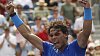Rafael Nadal slaví výhru s Nalbandianem Rafael Nadal