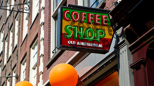 Ilustra�n� foto: Coffeeshop, Amsterdam