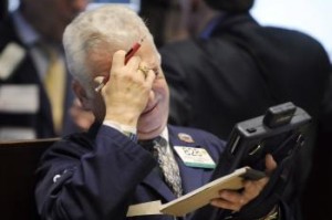 Investor na burze. TASR/AP