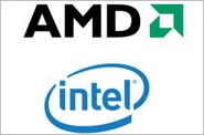 loga AMD a Intelu