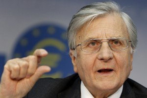 Prezident Eur�pskej centr�lnej banky Jean Claude Trichet