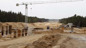 V�stavba d�lnice v Polsku