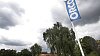 Vlajka developera Orco v pra�sk�ch Bubnech.