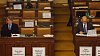 P�edseda �SSD Bohuslav Sobotka a ��f komunist� Vojt�ch Filip