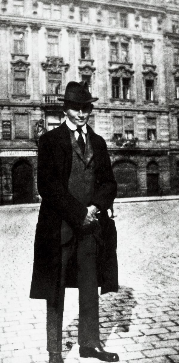 Franz Kafka okolo roku 1910