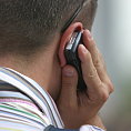 Telefonní hovor, ilustrační foto