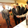 V�clav Klaus v �esk�ch Bud�jovic�ch