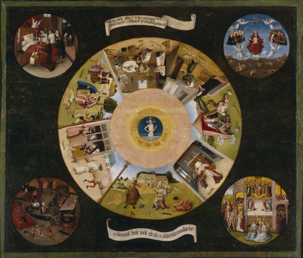 Hieronymus Bosch The Seven Deadly Sins and the Four Last Things