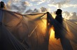 Tuniští přistěhovalci na jihoitalském ostrově Lampedusa Itálie, Tunisko, Lampedusa, přistěhovalectví, imigranti