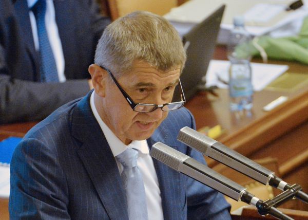 Ministr financí Andrej Babiš na jednání snìmovny.