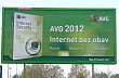 Reklamn� billboard na AVG Internet Security