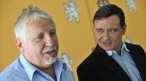 Zden�k Seidl (vlevo) s Davidem Rathem
