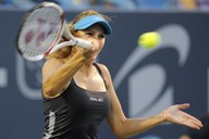Nicole Vaidi�ov� na US Open.