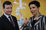 David Rath s ředitelkou kladenské nemocnice Kateřinou Pancovou (snímek z března 2011)